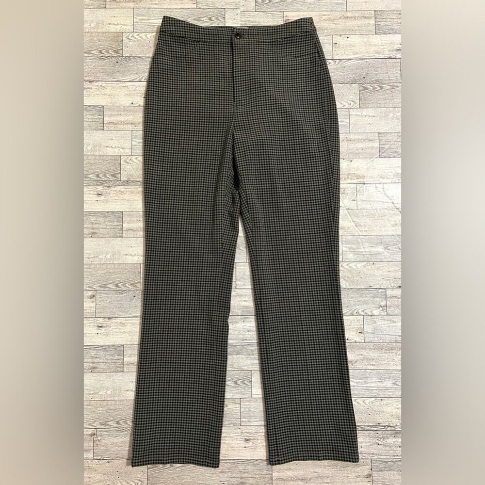 Aritzia Sunday Best Womens Plaid High Rise Stretchy Freshman Check Pants Size 2 - Picture 7 of 7